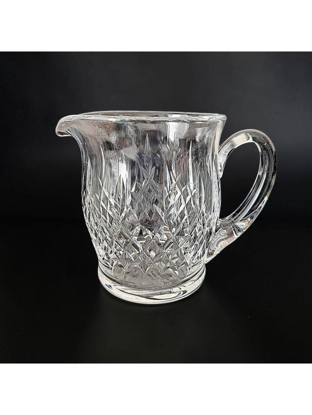Vintage Waterford Crystal Donegal Pattern 6 Inch Pitcher - Signed - 10238